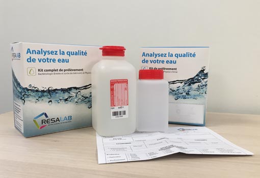 KIT D'ANALYSE DE LA DURETÉ DE L'EAU - Sanipousse produits HACCP
